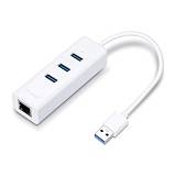 TP-LINK Adapter UE330 USB 3.0 to 10/100/1000Mbps Ethernet + USB Hub V3 (UE330) (TPUE330)
