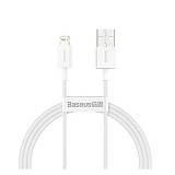 Baseus Superior Series USB to Lightning Cable Λευκό 0.25m (CALYS-02) (BASCALYS-02)