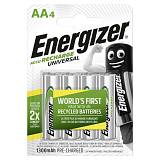 Energizer Universal Επαναφορτιζόμενες Μπαταρίες AA Ni-MH 1300mAh 1.2V 4τμχ (4828040) (ENE4828040)