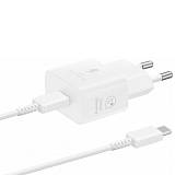 Samsung Φορτιστής και Καλώδιο USB-C 25W Λευκός (EP-T2510XWEGEU) (SAMEP-T2510XWEGEU)