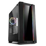 Sharkoon Elite Shark CA200G Gaming Midi Tower Κουτί Υπολογιστή με Πλαϊνό Παράθυρο και RGB Φωτισμό Μαύρο (ELCA200G) (SHRELCA200G)