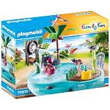Playmobil Family Fun Small Pool with Water Sprayer για 4-10 ετών (70610) (PLY70610)