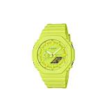 Casio Αναλογικό/Ψηφιακό Ρολόι Χρονογράφος Μπαταρίας με Κίτρινο Καουτσούκ Λουράκι (GA-2100-9A9ER) (CASGA-2100-9A9ER)