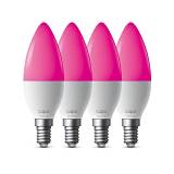 Tp-Link Smart Wi-Fi Candle Light Bulb, Multicolor TAPO L430C(4-PACK) (TPTAPOL430C(4-PACK)