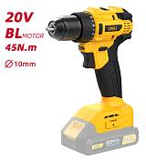 DELI δράπανο μπαταρίας DC120Z, Brushless, 20V, 45N.m DC120Z