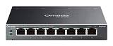 TP-LINK easy managed switch ES208GP, 8x Gigabit θύρες, PoE+, V1.0 ES208GP