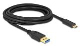 DELOCK καλώδιο USB-C σε USB 84006, 10Gbps, 3m, μαύρο 84006
