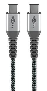 GOOBAY καλώδιο USB-C 49301, 60W, 480Mbps, 0.50m, μαύρο 49301