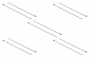 DELOCK μεταλλικός σφιγκτήρας καλωδίων 18770, 500x4.6mm, 10τμχ 18770