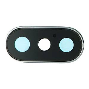 Apple iPhone X - Back Camera Lens and Bezel White Original