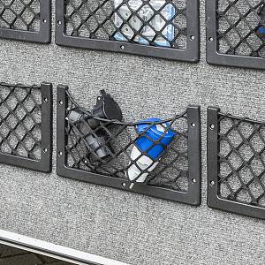 PROPLUS θήκη πορτμπαγκάζ αυτοκινήτου 230072, δίχτυ, 16.9x30.2cm, μαύρη 230072