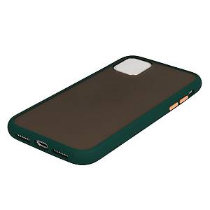 SAMSUNG Galaxy A10 - ΘΗΚΗ ΣΙΛΙΚΟΝΗΣ VENNUS COLOR BUTTON BUMPER GREEN