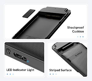 ORICO θήκη για 2.5 SATA HDD/SSD 2577C3-V1, 6Gbps, μαύρη 2577C3-V1-BK-EP