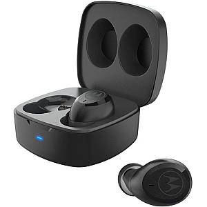 Motorola - Verve Buds 100 Universal True Wireless Earbuds Bluetooth Black
