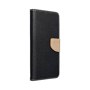 APPLE iPhone 13 Mini - ΘΗΚΗ NETONE FANCY DIARY BOOK STYLE ΠΟΡΤΟΦΟΛΙ ΜΑΥΡΗ - ΧΡΥΣΗ