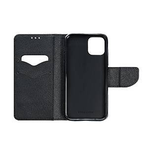 APPLE iPhone 13 Mini - ΘΗΚΗ NETONE FANCY DIARY BOOK STYLE ΠΟΡΤΟΦΟΛΙ ΜΑΥΡΗ - ΧΡΥΣΗ