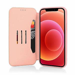 Apple iPhone 12 / 12 Pro - Θήκη Book Style Vintage Μαγνητική Ροζ