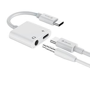 Devia - Smart series Adapter Type C to Type C DC3.5 White