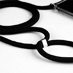 Apple iPhone 13 Pro Max - Θήκη Σιλικόνης Cross Shoulder Διάφανη