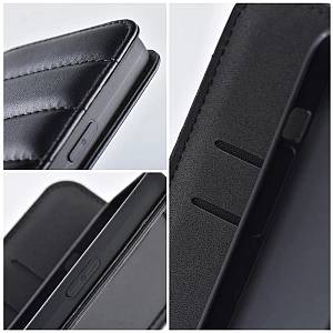 Apple iPhone 14 Plus - Θήκη Book Style Puffer Μαγνητική Μαύρη