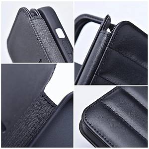 Apple iPhone 14 Plus - Θήκη Book Style Puffer Μαγνητική Μαύρη