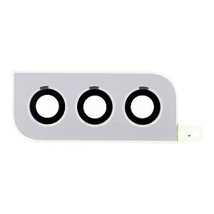SAMSUNG S901B Galaxy S22 / S906B Galaxy S22 Plus - Back Camera Lens and Bezel White Original