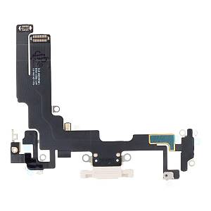 Apple iPhone 14 - Charging Flex Cable Connector White OEM