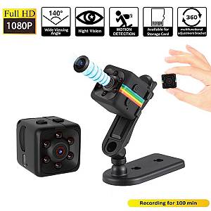 Webcam Mini Full HD B4-SQ11 1080P Black