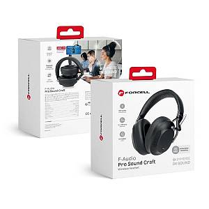 Forcell - F-AUDIO wireless headphones ANC Pro Sound Craft black
