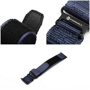 FORCELL F-DESIGN FA05 nylon strap for APPLE Watch 38/40/41mm Blue