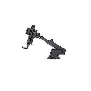 Devia - EA497 Car holder with wireless inductive charger black 15W with Suction cup