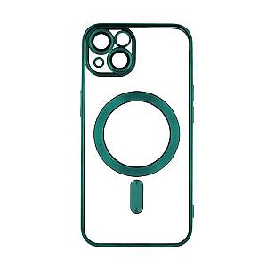 Apple iPhone 15 Plus - Color Chrome Magsafe Case Green