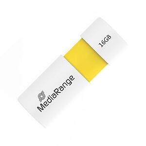 MediaRange - USB 2.0 Flash Drive Color Edition 16GB Yellow