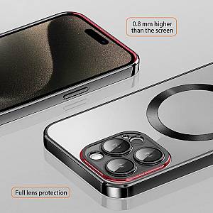 Apple iPhone 13 Pro - Vmax Electroplating Magsafe TPU Case 6,1 Black