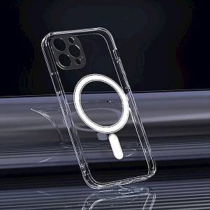 Apple iPhone 15 Plus - Anti Shock 1,5mm Magsafe case Transparent Camera Protection