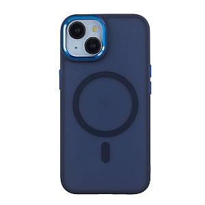 Apple iPhone 14 Pro - Frozen Magsafe case Navy Blue