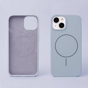 Apple iPhone 14 - Silicon Thin Magsafe Case 6,1 Light Blue