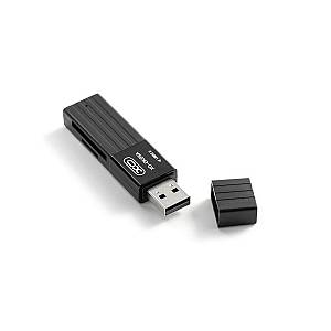 XO - Card reader 2 in 1 DK05A USB 2.0 black