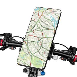 GUB - Bike Holder (G81) - for Motorcycle, Motor Scooter with Adjustable Features 55 - 100mm, max. 6.2 - Black