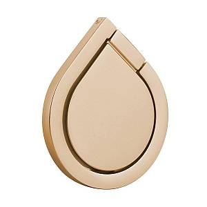 Techsuit - Phone Ring - Water Drop Design, 360° Rotation, 3M Adhesive, Matte Finish, Zinc Alloy - Gold