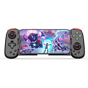 Techsuit - Wireless Controller (D6 DP) - for Phones, Bluetooth, 400mAh - Black