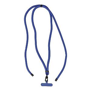 SWING (8mm) Phone lanyard, Phone pendant,adjustable length,cord length 165cm on the shoulder or neck dark blue