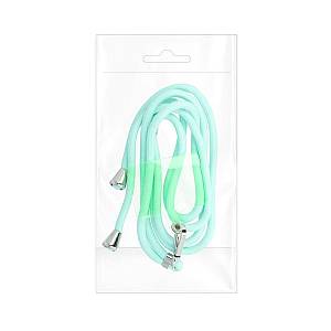 SWING (6mm) Phone lanyard, Phone pendant,adjustable length,cord length 165cm on the shoulder or neck lite-green