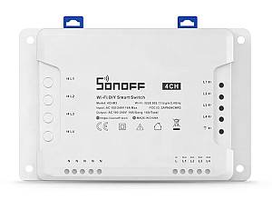 SONOFF Smart Διακόπτης WiFi 4CH R3, 4 θέσεων, 16A, λευκός 4CHR3