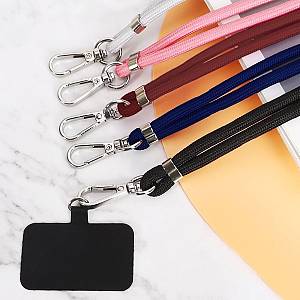 Κορδόνι Λαιμού Sonique Lanyard για Κινητά Rainbow Μπορντό