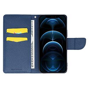 Θήκη Πορτοφόλι Sonique Trend Wallet Apple iPhone 13 Βεραμάν / Σκούρο Μπλε