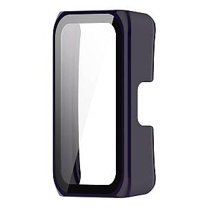 Θήκη Προστασία PC + Tempered Glass Sonique για Huawei Band Band 6 / Band 7 Μπλε Σκούρο