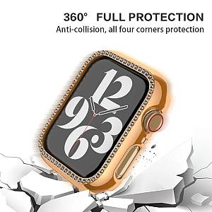 Θήκη Προστασία Luxury Double Diamond PC Sonique για Apple Watch Apple Watch 1/2/3 42mm Διάφανο