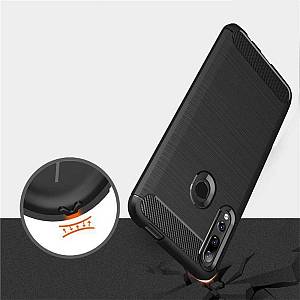 Θήκη Σιλικόνης Sonique Carbon Brushed Samsung Galaxy S24 Μαύρο