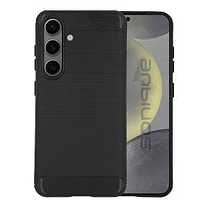 Θήκη Σιλικόνης Sonique Carbon Brushed Samsung Galaxy S24 Plus Μαύρο